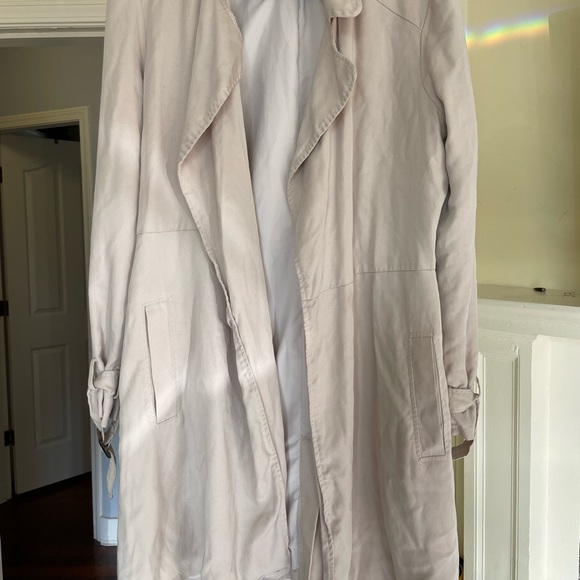 BB Dakota Cream Trench Coat - Picture 1 of 3